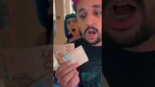 I literally tore up money😭😰 #shorts #viral #funny #shortsbrasil #humor