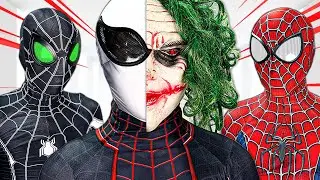 TEAM SPIDER-MAN NERF WAR VS BAD GUY TEAM || WHITE SPIDER IS IMPOSTOR ( Live Action )