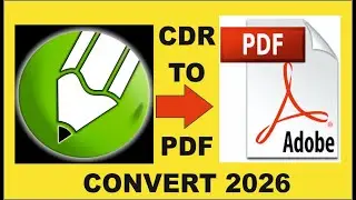 Corel Draw в PDF Convert, Corel Draw ki File ko PDF me kaise конвертировать Kaise Karen, Corel в PDF