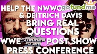 New Wrestling Wold Order & Detrich Davis Vs Triple At Summer Slam Press Conference @WWE @AEW#NWWO