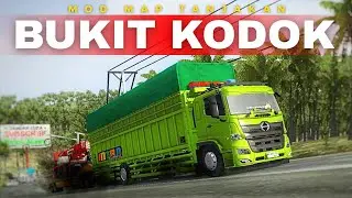 BANYAK TRUK GAK KUAT NANJAK!! MOD MAP BUKIT KODOK BUSSID!!