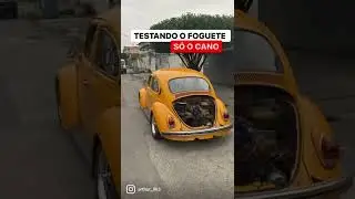 Testando o foguete, Fusca AP 2.0 muito forte, #fuscabrasil #fusca #suspensaoaar #carrosantigos