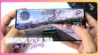 Samsung Galaxy S23 Ultra CarX Street Gaming test 2024 | Snapdragon 8 Gen 2, 120Hz Display