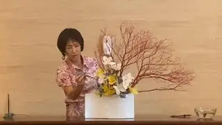 #ikebana workshop by Madame Chiba Yuko