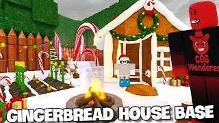 I Built the Ultimate Gingerbread House Base in 99 Nights in a Forest!