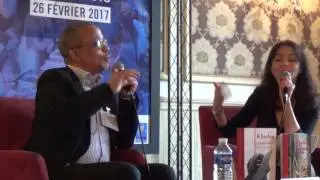 Yasmina Khadra entretien avec Karine Papillaux le 26 février 2017 au salon du livre de Levallois