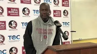 David Johnson discusses freshman back Ousmane Kromah, depth and talent in his room, plus return men