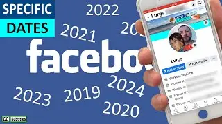 Как отобразить конкретную дату на временной шкале Facebook в мобильном приложении Facebook
