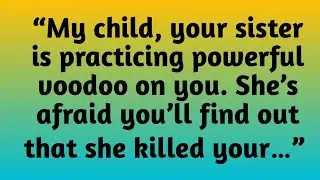 ✝️“My child, your sister is practicing powerful voodoo on you. She’s afraid you’ll ...