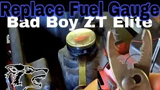 ☆QUICK & EASY FIX REPLACE FUEL GAUGE -  w/Vintage Tools 🤠👍 BAD BOY ZT ELITE ZERO TURN LAWN MOWER
