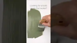 Benjamin Moore Vintage Vogue: A timeless, earthy green paint color with a hint of gray. #paintcolor