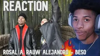 First time lisenting to ROSALÍA, Rauw Alejandro - BESO (Official Video) Reaction!!!🔥🔥