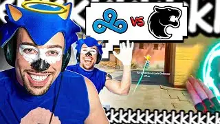 TCK REAGE A FURIA vs CLOUD9 e o COSPLAY de Sonic ABEN&Ccedil;OANDO A PARTIDA!