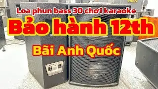 Loa martin MADE ANH QUÔC bass 30 chơi karaoke gia đình giá 2tr