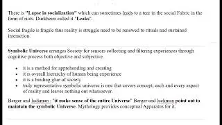 MSO 001  Chapter 4 Social Construction of Reality
