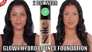 2 DAY WEAR *new* SAIE GLOWY SUPER SKIN HYDROBOUNCE SERUM FOUNDATION *oily skin*| MagdalineJanet