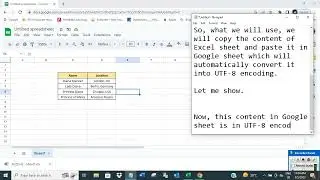 Convert Excel sheet to CSV with UTF-8 encoding