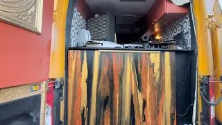 HOW TO CREATE ABSTRACT CUSTOM CABINET DOOR FOR YOUR VAN DIY TUTORIAL START TO FINISH 