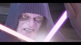 Mace Windu vs Palpatine - The Clone Wars Animation