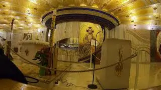 Crypt with Body of St Padre pio in the lower church ,San Giovanni rotondo, italy,  day 3, 13 May 19