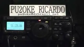 PU2OKE X PU2TVI ANTENNA TEST DELTA LOOP 50 MHZ