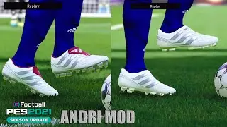 PES 2021 - FREE DOWNLOAD BOOTPACKS ADIDAS PREDATOR PRECISION DAVID BECKHAM REMAKE AND OG 2001