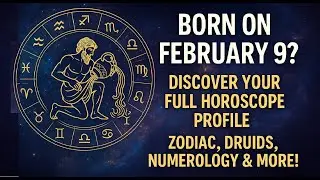 Born on February 9? Discover Your Full Horoscope Profile &mdash; Zodiac, Druids, Numerology & More!