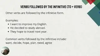 Verb Patterns ING and Infinitive