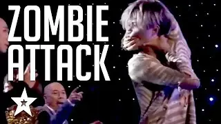 SCARY Contortionist Audition On Got Talent! Zombie attack's Judges On Vietnam's Got Talent