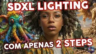 SDXL Lightning | S&oacute; 1,2,4 ou 8 Steps para Renderizar! MUITO R&Aacute;PIDO!