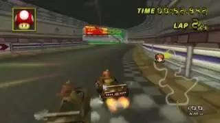 GCN Yoshi Circuit w/ kart - 1:55.487 (multi-ghost)