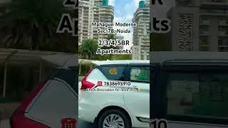 Luxury Living in Sector 78 Noida 🏡 | Mahagun Moderne | Ready-to-Move Homes! 2/3/4/5BR Apartments