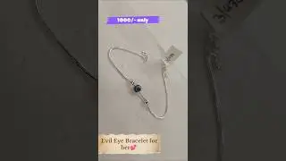 Evil Eye Bracelet for her 💕 #shorts #ankletdesigns