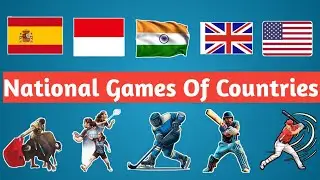Countries And Their National Games In English : #kidseducation