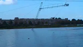 Martijn doet een short rope raley...