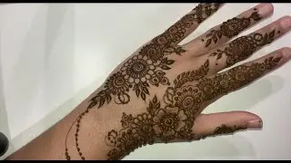 Real Time Henna Application l my first video!