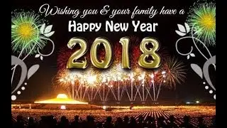 Happy New Year 2018 Quotes/Celebration/Song || Happy New year 2018 Wishes/Countdown Clock