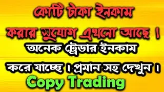 কোটি টাকা ইনকাম করার সুযোগ এখনো আছে । Copy Trading  Forex Bangla । Forex Trading Bangla