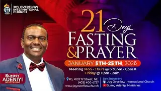 2nd Watch - Day 20 Of 21 Days Fasting & Prayer || January 24, 2026 || 8pm