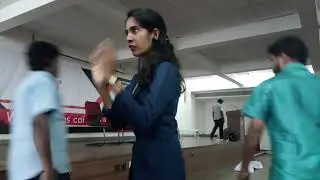 CEE MC Trainer Nandhini giving live training for Kids Emcee