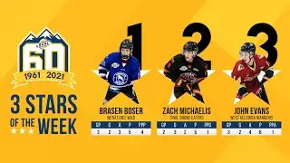 BCHL 3 Stars &ndash; Week Ten 2021-22
