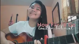 How Far I'll Go|| Guitar Tutorial| Easy Chords