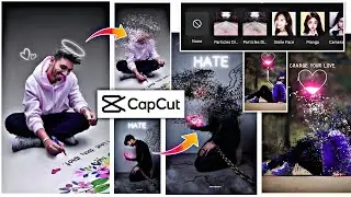 Cap cut Particles Disappear effect || Particles Disappear Style in Capcut || Capcut Editing #capcut