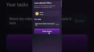 TAPSWAP NEW MISSION ANSWER #tapswap #hamsterkombat #crypto #viral #telegram #memefi