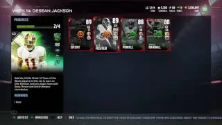 Madden NFL 17 Desean Jackson TOTW 14 Set Collection Madden MUT 17