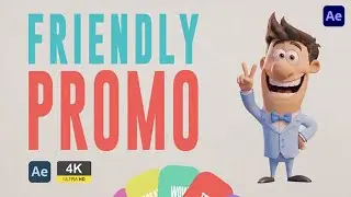 Friendly 3D Character Promo 👨 After Effects Template
