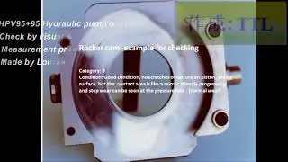 HPV95+95 (Đại tu bơm thủy lực phần V) hydraulic pump overhaul Part V
