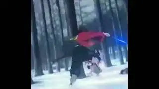 Nezuko protects tanjiro