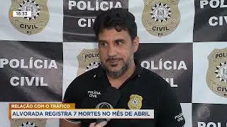 Relação com o tráfico: Alvorada registra 7 mortes no mês de abril