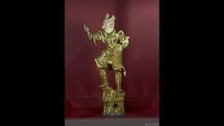 213 盛唐 三彩增長天王像